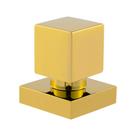 Acabamento Registro Deca Quadrado Dourado Brilhante