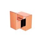 Acabamento registro quadrado alavanca base deca - Rose Gold