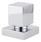 Acabamento Registro Quadrado Metal Preto Fosco Ou Cromado EM METAL