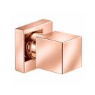 Acabamento Registro Quadrado Padrão Deca Rose Gold Brilhante