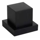 Acabamento Registro Quadrado Preto 3/4 ABS