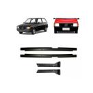 Acabamento Soleira Proteção Carpete Para Portas Dianteira + Acabamento da Coluna / Fiat Uno / Fiorino (UNO SOMENTE MODELO 2 PORTAS)