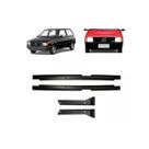 Acabamento Soleira Proteção Carpete Para Portas Dianteira + Acabamento da Coluna / Fiat Uno / Fiorino (UNO SOMENTE MODELO 2 PORTAS)