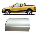 Acabamento Spoiler Lateral Dianteiro Saveiro Cross G6 2011 2012 2013 2014 2015 2016 Lado Esquerdo Sem Cinto Prata