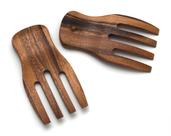 Acacia Salad Hands Lipper International, par de 9,5 x 18 x 5 cm