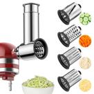 Accesorio HOZODO de Corte y Rallado de 4 Cuchillas para KitchenAid