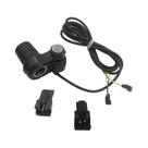 Acelerador De Punho De Meia Volta Com Sensor Hall 5V Para E-Bike, Chave De Ignição Elétrica,