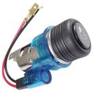 Acendedor Automotivo Tomada Carregador 12V Verde / Azul / Laranja / Vermelho Completo