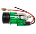 Acendedor automotivo universal 12v luz verde