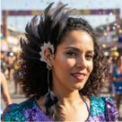 Acessório Cocar Para Orelha De Penas Fantasia Carnaval Bloco Acessório Cocar Para Orelha De Penas Fantasia Carnaval Bloco