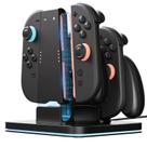 Acessório COOWPS 3 em 1 Suporte e Dock de Carregamento para Nintendo Switch 2