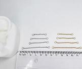 Acessório correntinha aço 1 fio para piercings e argolinhas Acessório correntinha aço 1 fio para piercings e argolinhas