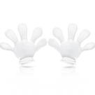 Acessório de fantasia de Halloween Geyoga White Jumbo Cartoon Hands