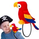 Acessório de fantasia de Halloween Stuffed Pirate Parrot Funtery