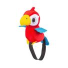 Acessório de fantasia de pirata de papagaio de pelúcia no ombro para crianças