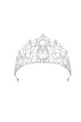Acessório de fantasia JRCRIN Glinda Crown para mulheres adultas