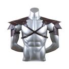 Acessório De Fantasia Masculina: Armadura De Ombro Gótica Em Couro PU, Estilo Guerreiro Viking
