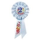 Acessório de festa azul Rosette Beistle My 2nd Birthday Acessório de festa azul Rosette Beistle My 2nd Birthday
