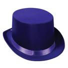Acessório de festa Beistle Satin Sleek Top Hat roxo