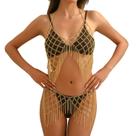 Acessório de peito de biquíni Body Chain Tassel para mulheres Acessório de peito de biquíni Body Chain Tassel para mulheres