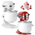 Acessório de sorvete Kassunkoch para batedeira KitchenAid