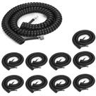 Acessório de telefone LanSensu Phone Cord Fixo 2,4 m (pacote com 10)