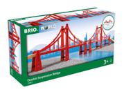 Acessório de trem de brinquedo Brio World 33683 Ponte suspensa dupla