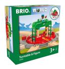 Acessório de trem de brinquedo de madeira BRIO World 33476 Turntable