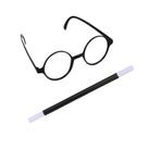Acessorio Fantasia Oculos E Varinha Herry potter