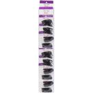 Acessório para Cabelo TIC TAC Preto 5CM Blister com 6 Pacote com 10