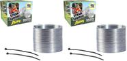 Acessório para comedouro de pássaros Slinky Scram à prova de esquilos kit com 2 Acessório para comedouro de pássaros Slinky Scram à prova de esquilos kit com 2