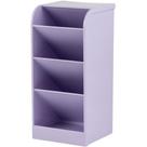 Acessório para Mesa Organizador Diagonal Lilás