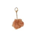 Acessório pompom pelúcia macio NUDE