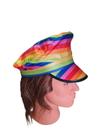 Acessório Quepe Boina Lgbt Arco Íris Listrado Adulto Acessório Quepe Boina Lgbt Arco Íris Listrado Adulto