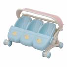 Acessório - Sylvanian Families - Carrinho Trigêmeos - Epoch