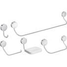 Acessorio Wc Deca Metal Cromado Net Kit Com 5 Pecas 2000.C01