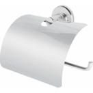 Acessorio Wc Hidrolar Faetto Papeleira Cromada Com Tampa Inox
