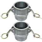 Acessórios Cam Lock Beduan Aluminium Part D 1,5" Feminino