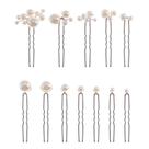 Acessórios de cabelo de noiva Pearl Wedding Hair Pins x12 SELFCLOUD