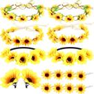 Acessórios de cabelo Fiada Sunflower 16 peças para mulheres e meninas