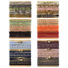 Acessórios de cabelo JEWPARK 74 unidades de gravatas e pulseiras de cabelo boho