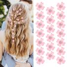 Acessórios de cabelo Paderison Mini Flower Rhinestone Clips x20