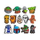 Acessórios De Calçados Disney Star Wars Para Crianças, 8-55PCS, Decorações De Calçados Em Estilo