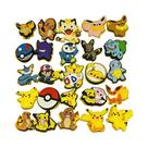 Acessórios De Calçados Em Forma De Pikachu Pokemon, 16-25 Peças, Decoração De Sandálias Para Meninos