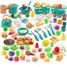 Acessórios de cozinha Play Bruvoalon, 200 unidades para crianças com utensílios de cozinha