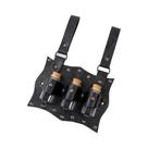Acessórios De Fantasia Medieval Renascentista: Bolsa De Couro Com Cinto E 3 Suportes Para Frascos De