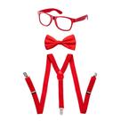 Acessórios de festa Dress Up America Bow Tie and Suspensórios