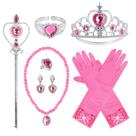 Acessórios de festa Princess Dress Up Cocojeci 9 unidades para meninas