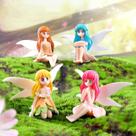 Acessórios de jardim de fadas Estatuetas de fadas em miniatura LONCESS