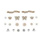 Acessórios De Luxo Para Meninas: 20 Peças De Charms Borboleta E Rosa Destacáveis Para Crocs, Clogs E Acessórios De Luxo Para Meninas: 20 Peças De Charms Borboleta E Rosa Destacáveis Para Crocs, Clogs E